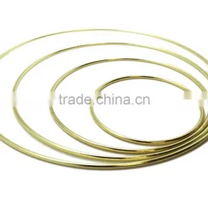 High Quality Bright Color Metal O Ring for Handbag Round Ring, Butt Welded Steel Wire Rings ID 1" thumbnail-5