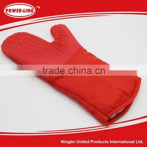 BBQ Kitchen Stripes Cloth With Silicone Large Size Glove thumbnail-2