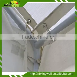 4X8m Heavy Duty White Carport Canopy thumbnail-3
