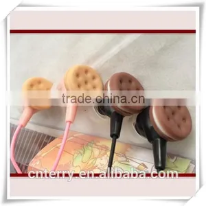 Good Quality Biscuit Style In-Ear Stereo Earbuds,earphones thumbnail-1