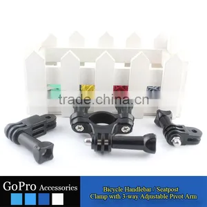 2016 New Wholesale Bicycle Mount Roll Bar Mount for Sports Camera Accessory thumbnail-2