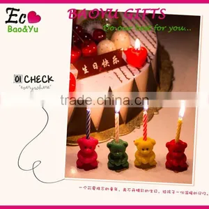 Birthday Candles Birthday Cake Candles Little Bear Candles Wholesale thumbnail-3