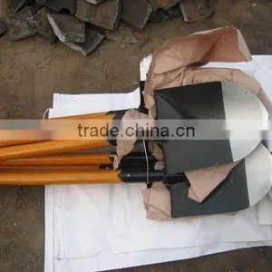 High Quality Low Price Wooden Handle Steel Shovel S503 thumbnail-5