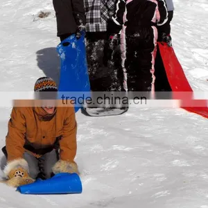 Roll Up Snow Carpet Sledge -Turbo Sheet Thrower Ride Fun Winter Outdoor Plastic Rider Slipped Knee Sled thumbnail-1