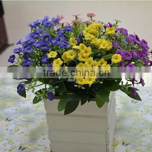 Silk Flower Bouquet, Artificial Silk Bunch,decorative Artificial Flower thumbnail-1