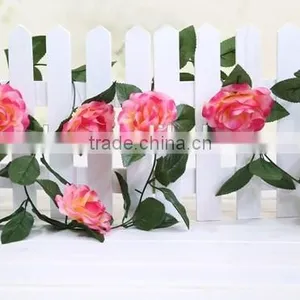 Plastic Artificial Rose Flowers Vine/garland thumbnail-2