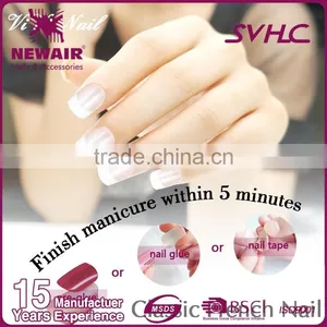 24pcs Set Lady Artificial False Nails Tips Color Edge Opposite French Fake Nail thumbnail-4