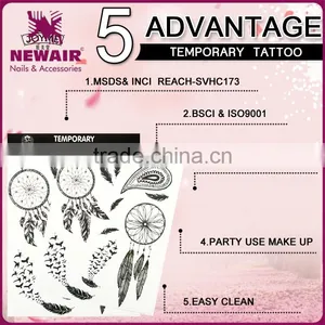 NEWAIR Beautiful and Individualized Temporary Tattoos thumbnail-1
