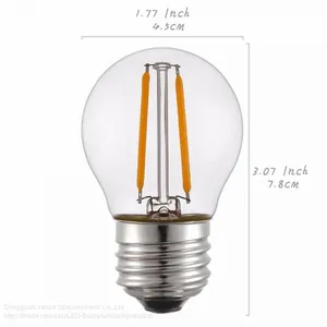 Led Dimmable Filament Bulb,new Led Bulb,bright Edison Bulbs G45 2W thumbnail-1