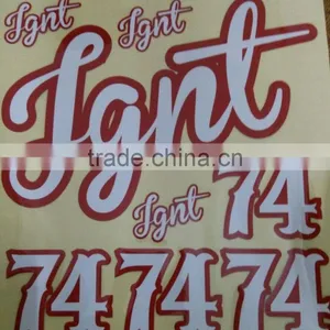 Customized New Design Carton Logo Heat Transfer Paper for T-shirt/garment Heat Tranfer Label thumbnail-3