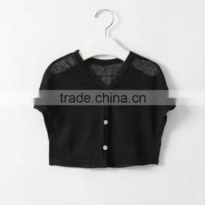 Kids T-shirt Wholesale V-neck Short Sleeve Summer Sunscreen Tops thumbnail-3