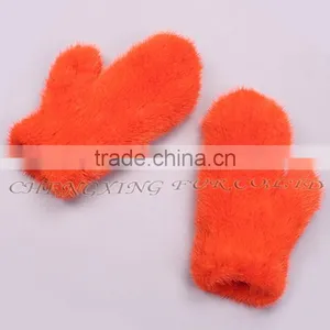 CX-A-60H Wholesale New Fashion Mittens Real Mink Fur Woman Fur Gloves thumbnail-6