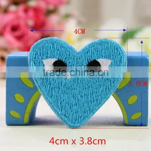 Children Favorite Heart Eyes Embroidery Patch Different Color Embroidery Patch thumbnail-2