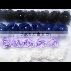 Beautiful Wholesale Chiffon Flower, Rosettes Flowers, Shabby Chiffon Flower for Headwear/Garment/Dress/Wedding /decoration thumbnail-4
