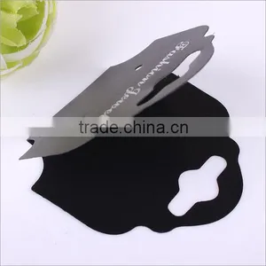 2017 Foldover Card Jewelry Packaging&Display Type Paper Cardboard Folding Display Card With Hot Stamp Logo thumbnail-3