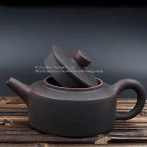 Purple Clay Teapots Nixing Pottery Zhou Pan Pure Handmade 150ml Teapot thumbnail-3
