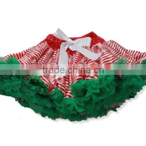Red Pettiskirt TuTu Dress For Girls Christmas Puffy Tulle Skirts thumbnail-1