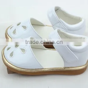 Hot Selling Skidproof Petal Squeaky Toddler Music Notes Shoes thumbnail-3