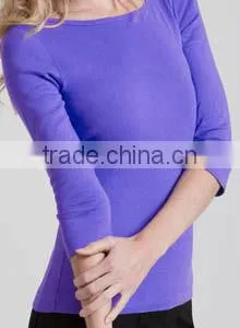 Ladies Slim-fitting Knit Tee RO07 thumbnail-1