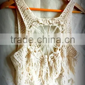 Wholesale Festival Fashion Women Crochet Vest thumbnail-5
