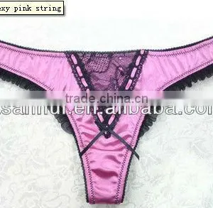 Sexy G-string/ladies Sexy Lingerie/sex Pink Thong Panty Pictures thumbnail-1