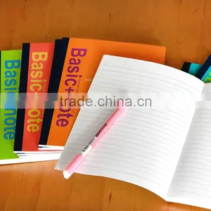 A5 Cheap Student Notebook Customizable Perfect Binding Planner Line Shape Inner Page thumbnail-2