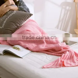 Mermaid Tail Blanket Crochet and Mermaid Blanket for Adult and Kid Sleeping Bag thumbnail-5