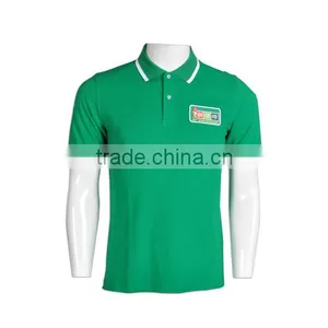 BSCI/ISO9001 Wholesale Custom Embroidery New Design High Quality Polo Shirt 100% Cotton Mens thumbnail-3