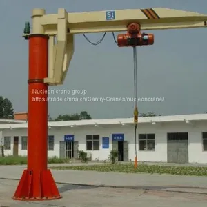 Widely Used Derricking Jib Crane With Swivel Facility up to 360 Degree thumbnail-2