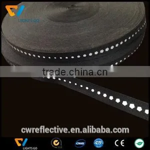 Glow in the Dark High Light 3m Scotchlite Grosgrain Ribbon Tapes for Clothes thumbnail-4