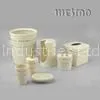 Customized 7 Piece Conique Nuance Gold Porcelain Bathroom Set thumbnail-1