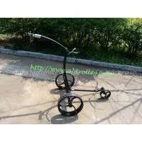 New Concept Electric Remote Stainless Steel Golf Trolley With Lithium Battery Tubular Motors thumbnail-1