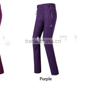 Soft Shell Men and Women Hiking Pants With Polar Fleece Lining thumbnail-2