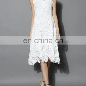Top Grade Women Clothes Fashion Lined Lace Dress thumbnail-1