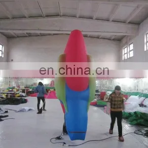 New Design Advertising/decoration Inflatable Desktop Air Dancer of Parrot thumbnail-2