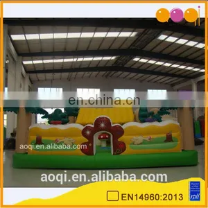 Hot Sale Happy Farm Fun Land Inflatable Jumping Bouncer thumbnail-1