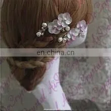 Aidocrystal Hot Selling Newest Fashion White Wedding Bridal Hair Accessories Handmade thumbnail-5