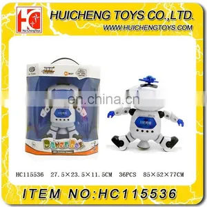 Battery Operated Dancing and Singing Remote Control Robot Toy With LED Light thumbnail-1
