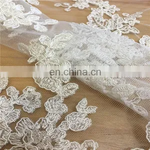 NYLON MESH WITH EMBROIDER FABRIC FOR ONE PIECE DRESS thumbnail-2