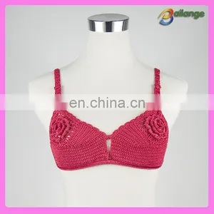 Bailange 2016 Newest Unique Crochet Bra Women Bra Sports Bra Unlined Bikini Swimwear thumbnail-1