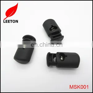 Factory Supply Black Spring Plastic Rope Stopper thumbnail-3