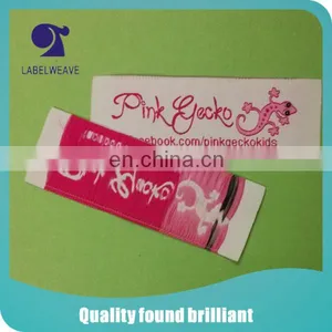China Directly Factory Professional Customized Brand Woven Label for Garment thumbnail-1