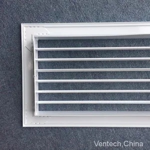 Aluminum Single Deflection Grille Vent Covers Hvac System thumbnail-5