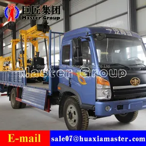 XYX-3 Wheeled Hydraulic Core Drilling Rig Wheels Portable Drilling Machine thumbnail-2