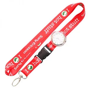 Special Polyester Digital Watch Lanyard With Carabiner Hook thumbnail-4