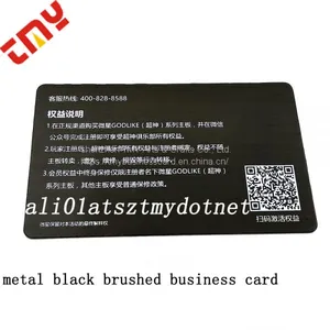 Cheap Personalized Custom Laser Cut Stainless Steel Black Metal Business Card thumbnail-3