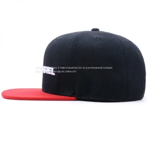 3D Embroidery Plain Snapback Hip-Hop Cap thumbnail-2