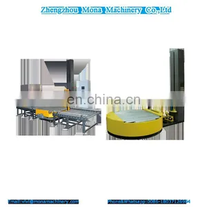 2018 New Condition Automatic Pallet Stretch Wrapping Machine With Pressure Plate thumbnail-1