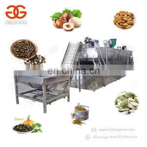 Highly Efficient Small Nut Peanut Sunflower Seeds Coffee Roaster Cashew Roasting Machine Production Line Price thumbnail-4