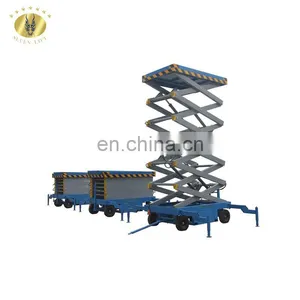 7LSJY Shandong SevenLift Outdoor Electric Towable Hydraulic Rising Single Person Underwater Spring Loaded Scissor Lift China thumbnail-6